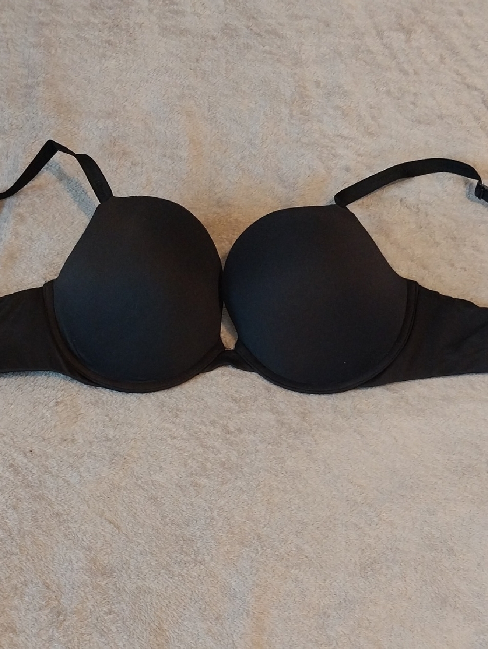 Calvin Klein Black Padded T-Shirt Bra